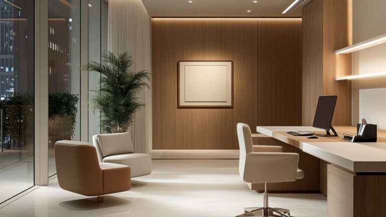 Designing a Modern Luxury Office: Ideas for a Stylish & Functional Workspace